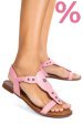 Sandale roz piele naturala 1pc7204