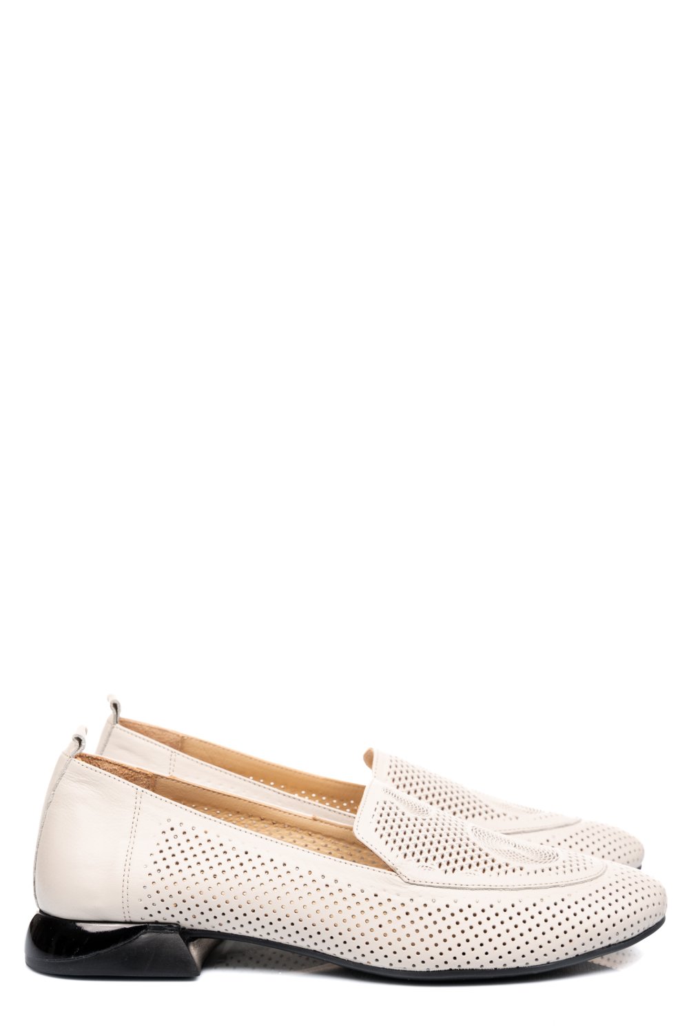 PANTOFI BEJ PIELE NATURALA 4PC6109