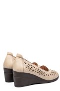 PANTOFI BEJ PIELE NATURALA APCK082