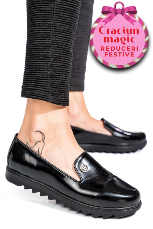 Espadrile negre piele naturala mpc2