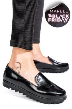 ESPADRILE NEGRE PIELE NATURALA MPC2