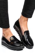ESPADRILE NEGRE PIELE NATURALA MPC2