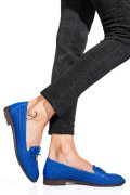 ESPADRILE ALBASTRE PIELE NATURALA 7PC2101