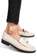 Mocasini albi piele naturala 1pc110