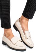 MOCASINI ALBI PIELE NATURALA 1PC110