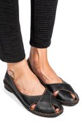 ESPADRILE NEGRE PIELE NATURALA 1PC409