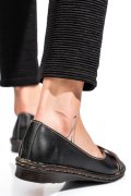 ESPADRILE NEGRE PIELE NATURALA 1PC409