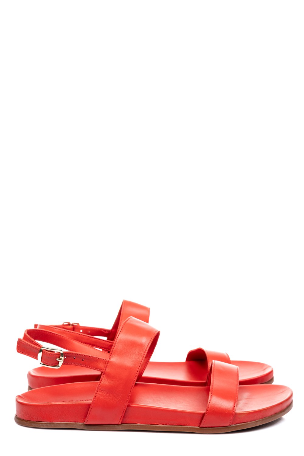 SANDALE ROSII PIELE NATURALA 3PC02