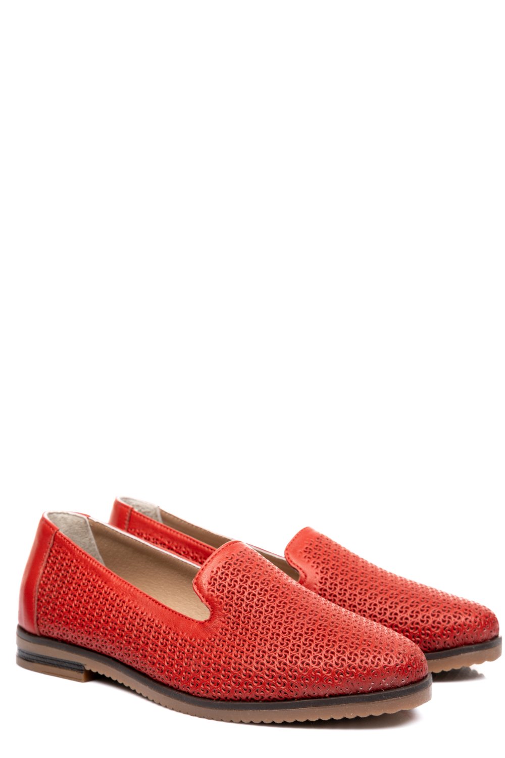 BALERINI ROSII PIELE NATURALA 2PC021AKA