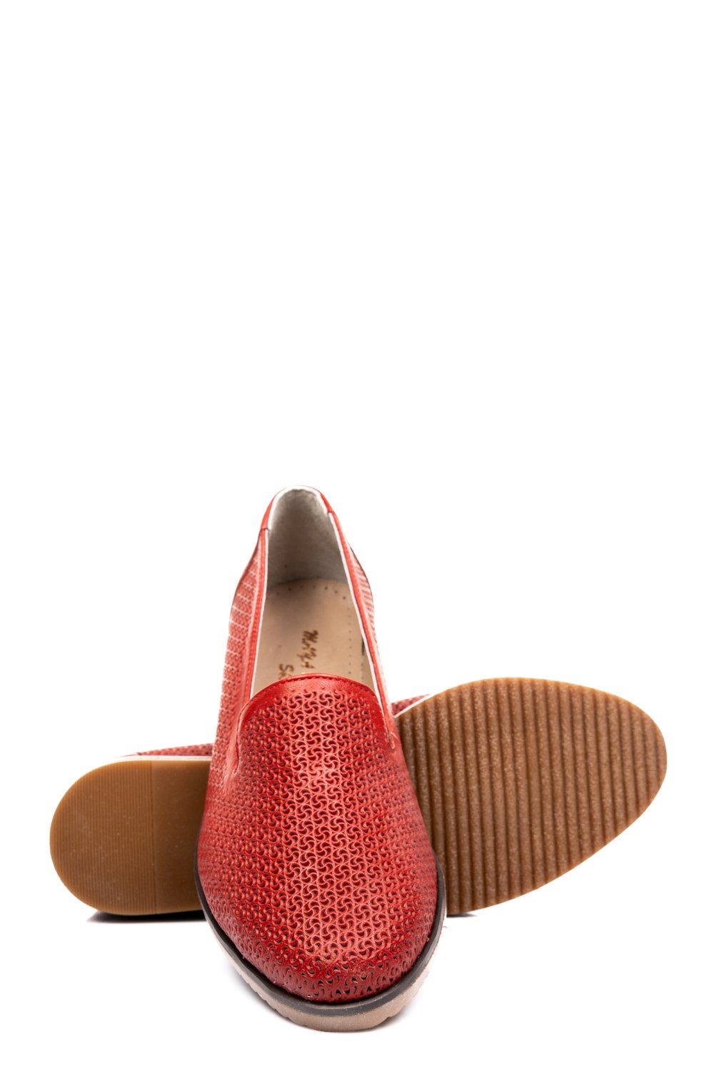BALERINI ROSII PIELE NATURALA 2PC021AKA