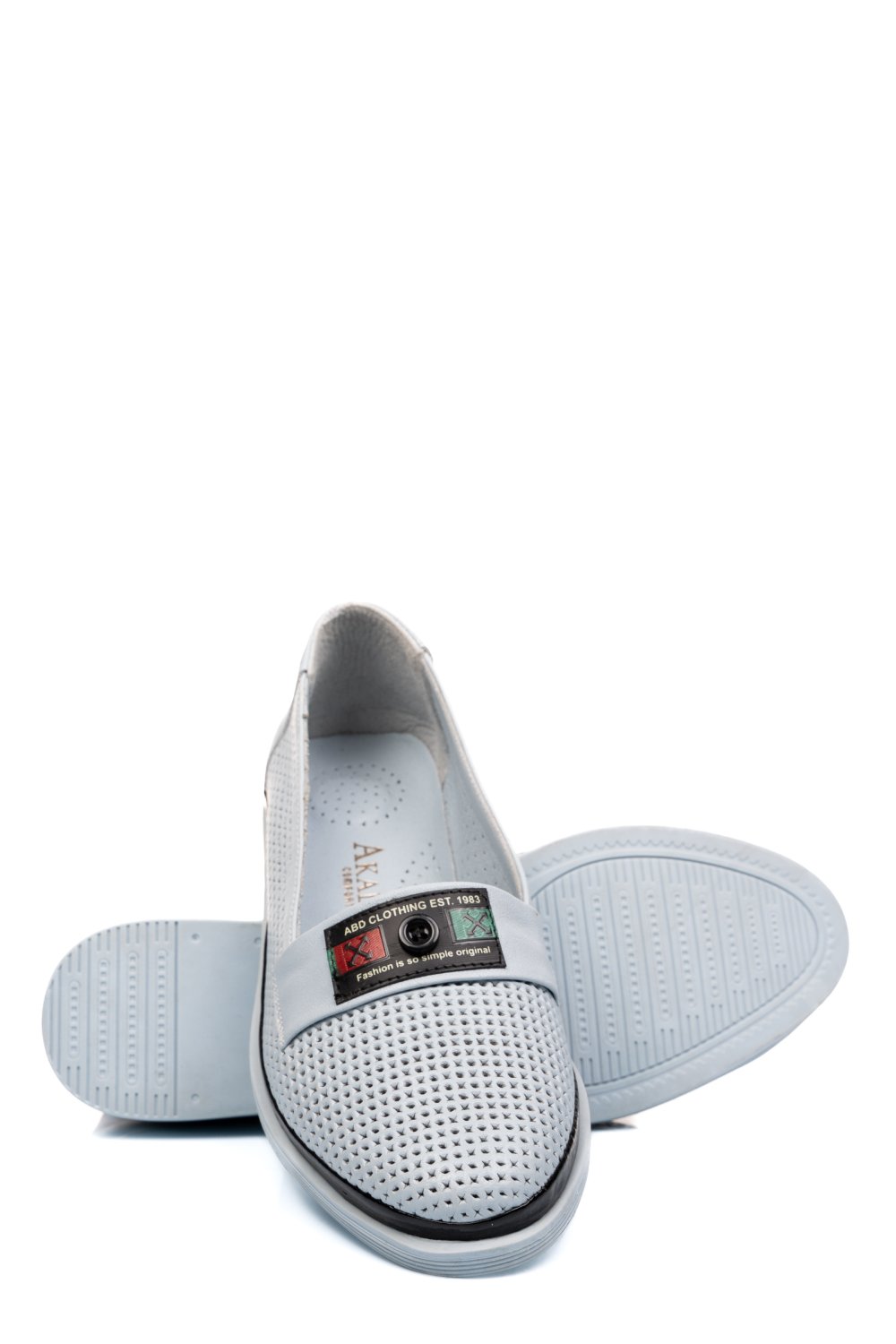 PANTOFI ALBASTRI PIELE NATURALA 1PC121