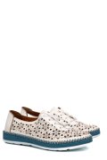 PANTOFI ALBI PIELE NATURALA 1PC304