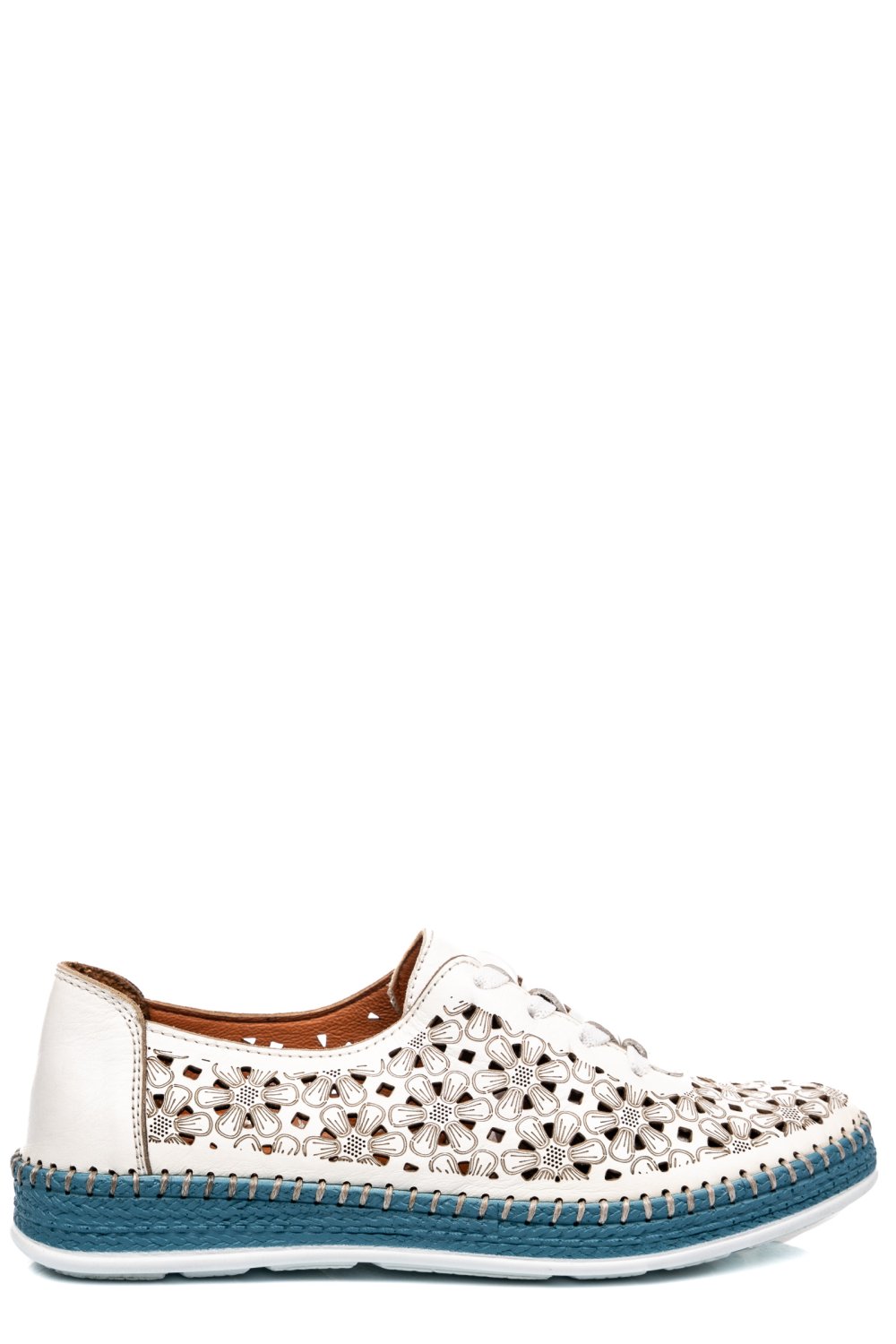 PANTOFI ALBI PIELE NATURALA 1PC304