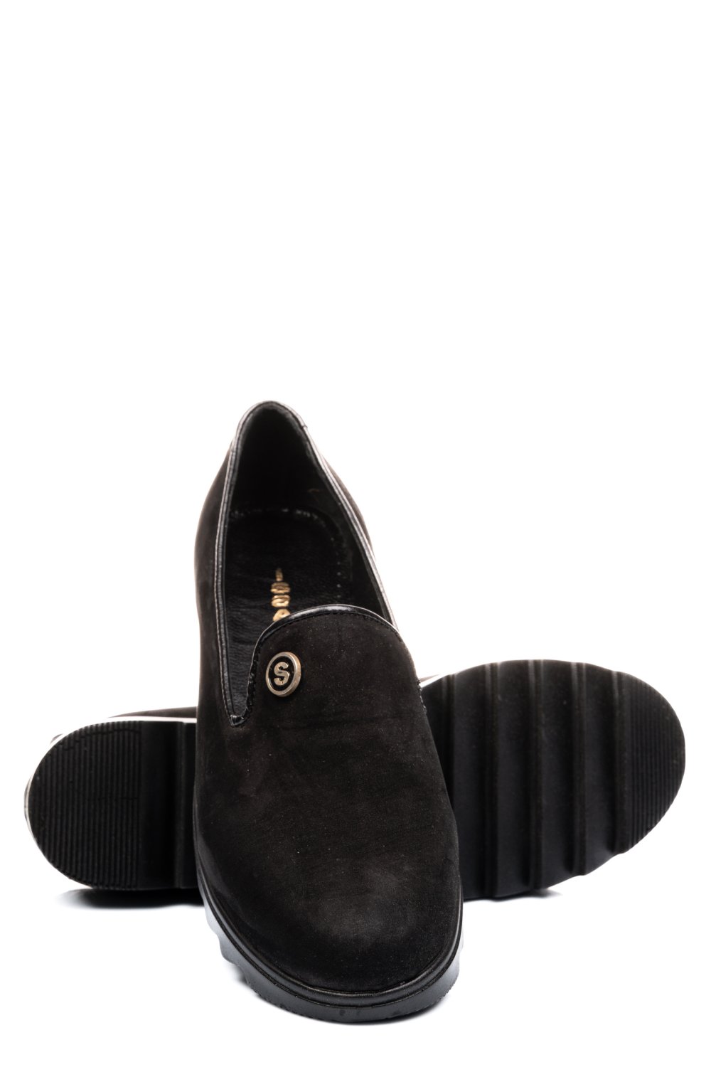 PANTOFI NEGRI PIELE NATURALA APCKA009