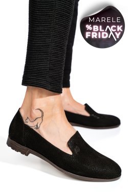 PANTOFI NEGRI PIELE NATURALA APCK2025