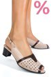 Pantofi nude negru piele naturala 3pc42