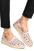 ESPADRILE ROZ PIELE NATURALA APCKB01