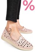 ESPADRILE ROZ PIELE NATURALA APCKB01