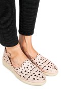 ESPADRILE ROZ PIELE NATURALA APCKB01