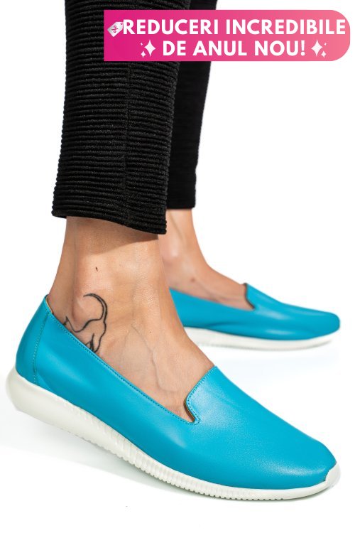 Espadrile albastre piele naturala 8pc6209