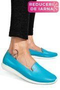 ESPADRILE ALBASTRE PIELE NATURALA 8PC6209