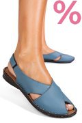 SANDALE ALBASTRE PIELE NATURALA 1PC427
