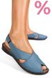 Sandale albastre piele naturala 1pc427