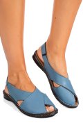 SANDALE ALBASTRE PIELE NATURALA 1PC427