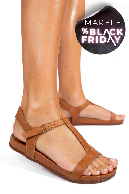 Sandale maro piele naturala 1pc7301