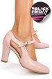 Pantofi roz piele naturala 1pc800