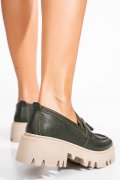 MOCASINI VERZI PIELE NATURALA IPCBM027B
