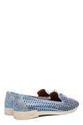 ESPADRILE BLEU ALB PIELE NATURALA 7PC2101