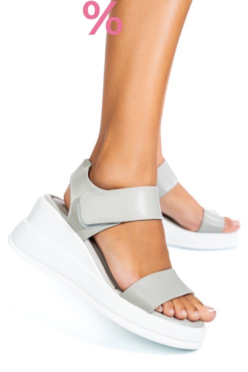 Sandale grey piele naturala tsp6024