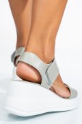 SANDALE GREY PIELE NATURALA TSP6024