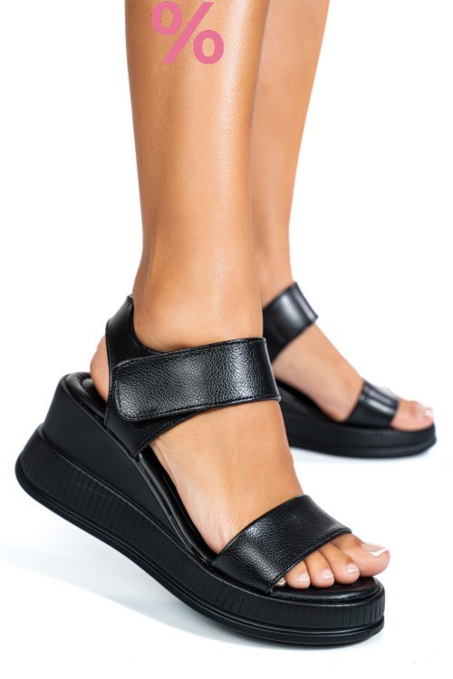 Sandale black piele naturala tsp6024