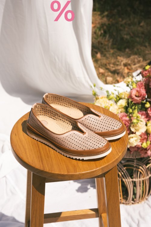 Mocasini mov piele naturala 1pc26