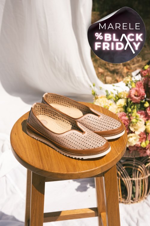 Mocasini mov piele naturala 1pc26