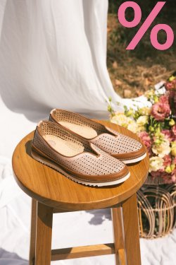 MOCASINI MOV PIELE NATURALA 1PC26