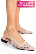 SANDALE ROZ PIELE NATURALA SSPN4010
