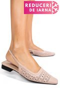 SANDALE ROZ PIELE NATURALA SSPN4010