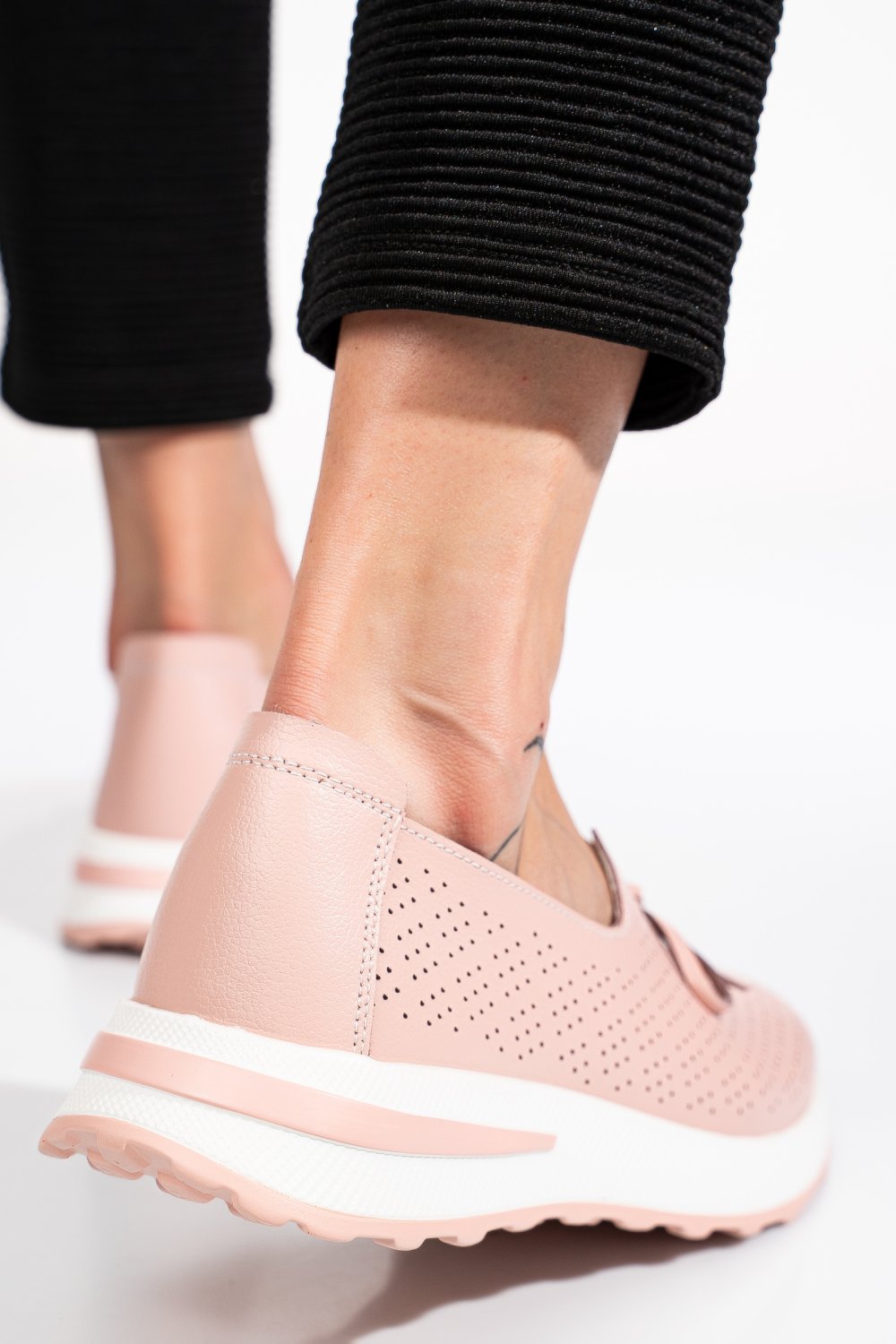 ESPADRILE ROZ PIELE NATURALA TSP5930