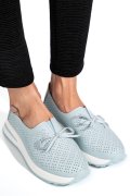 ESPADRILE ALBASTRE PIELE NATURALA TSP5930
