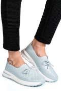 ESPADRILE ALBASTRE PIELE NATURALA TSP5930