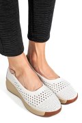 ESPADRILE WHITE PIELE NATURALA XSPH-3071
