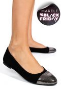 BALERINI BLACK PIELE NATURALA INTOARSA 1PC06