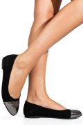 BALERINI BLACK PIELE NATURALA INTOARSA 1PC06