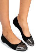 BALERINI BLACK PIELE NATURALA INTOARSA 1PC06