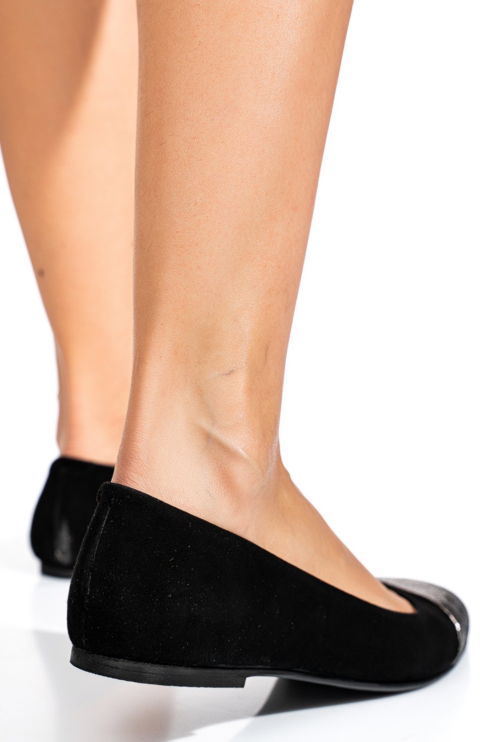 BALERINI BLACK PIELE NATURALA INTOARSA 1PC06