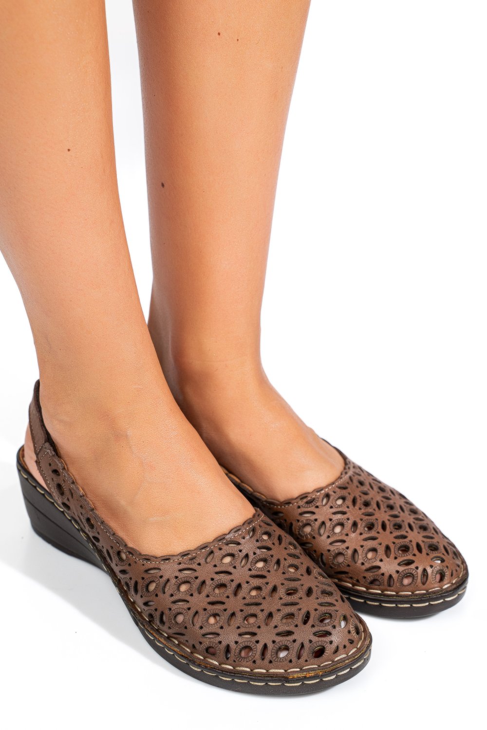 SANDALE MARO PIELE NATURALA 3PC10AKA