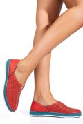 PANTOFI ROSII PIELE NATURALA 1PC332